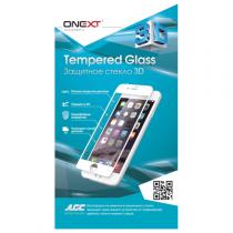 Купить Защитное стекло Onext для Samsung Galaxy S7 Edge 3D с рамкой золотое