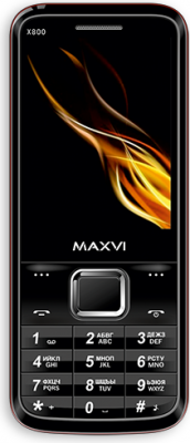 Купить Мобильный телефон MAXVI X800 Black\Red
