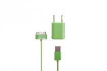 Купить Зарядное устройство СЗУ Vertex USB PowerBright iPhone зеленое