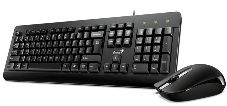 Купить Комплект клавиатура + мышь Genius KM-160 Only Laser, Black, USB, Wired KB+Mouse Combo (KB-115 + DX-160)