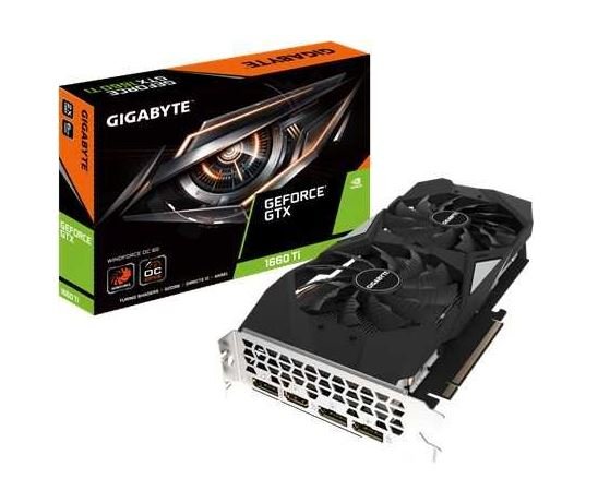 Купить Видеокарта Gigabyte GTX 1660 Ti WINDFORCE OC GV-N166TWF2OC-6GD 6Gb