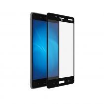 Купить Закаленное стекло с цветной рамкой (fullscreen) Закаленное стекло DF с цветной рамкой (fullscreen) для Nokia 8 nkColor-04 (black)