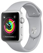 Купить Часы Apple Watch Series 3 GPS, 38mm Silver Aluminium Case with Fog Sport Band MQKU2RU/A