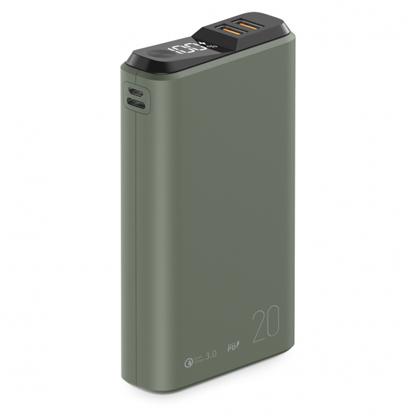 Купить Внешний аккумулятор OLMIO QS-20 темно-зеленый