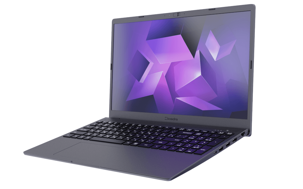 Купить Ноутбук KVADRA Y22L02P01101R_35E646 KVADRA NAU LE15T  15.6'' FHD(1920x1080) IPS/TOUCH/Intel Core i3 1215U 1.20GHz (Up to 4.40GHz) Hexa/8 GB/256GB SSD/Intel Iris Xe Graphics/WiFi/FHD Web Camera/SD/kvadraBIOS/56 Вт*ч/10.0h/1,8 kg/DOS/1Y/Графит