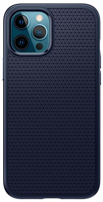 Купить Чехол Spigen Liquid Air (ACS02250) для iPhone 12/12 Pro (Navy) (1191838)