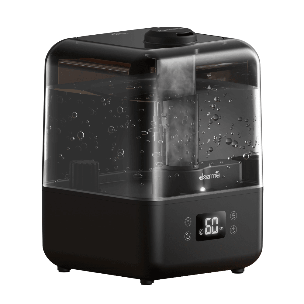 Купить Увлажнитель воздуха deerma Humidifier DEM-F15W, ультразвуковой, с Wi-Fi Black