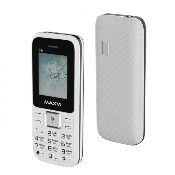 Мобильный телефон Телефон MAXVI C3n white