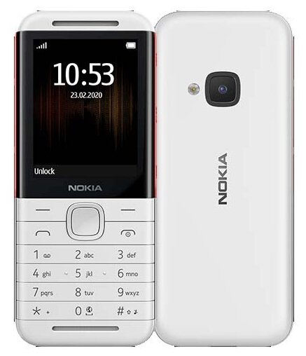 Купить Мобильный телефон Телефон Nokia 5310 (2020) Dual Sim White/Red