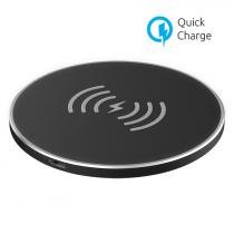 Купить Беспроводное зарядное устройство OLMIO 10W Quick Charge черное