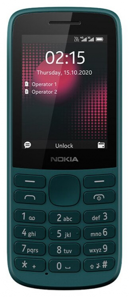Купить Телефон Nokia 215 4G Dual Sim Cyan