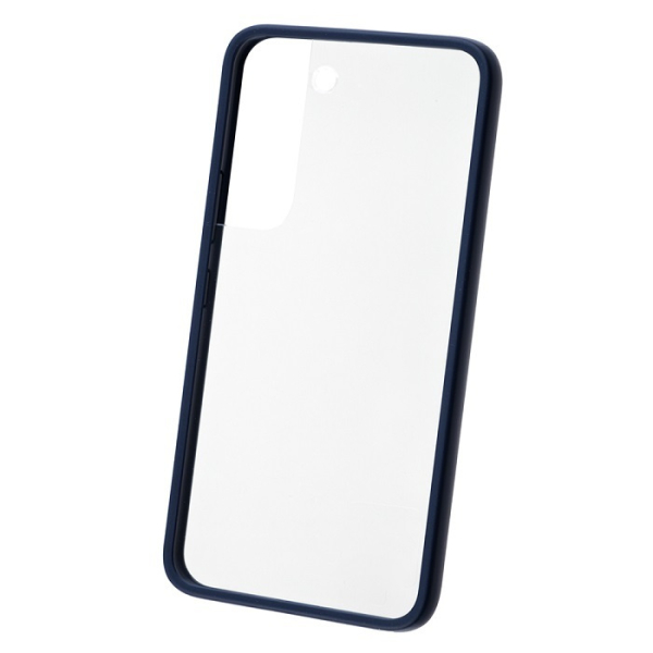 Купить Чехол для Samsung S22 Frame Cover Transparent Dark Blue EF-MS901CNEGRU