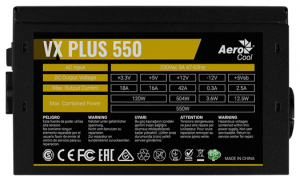Купить Aerocool 550W VX PLUS 550