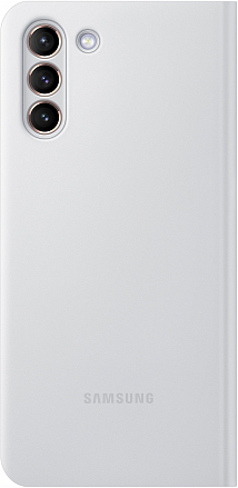 Купить Чехол-книжка Samsung EF-NG996PJEGRU Smart LED View Cover для Galaxy S21+, светло-серый (EF-NG996PJEGRU)