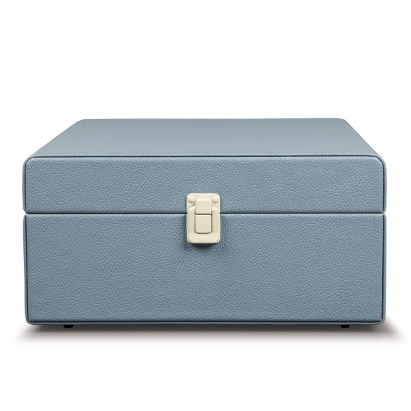 Купить Виниловый проигрыватель CROSLEY VOYAGER Washed Blue  (CR8017A-WB)