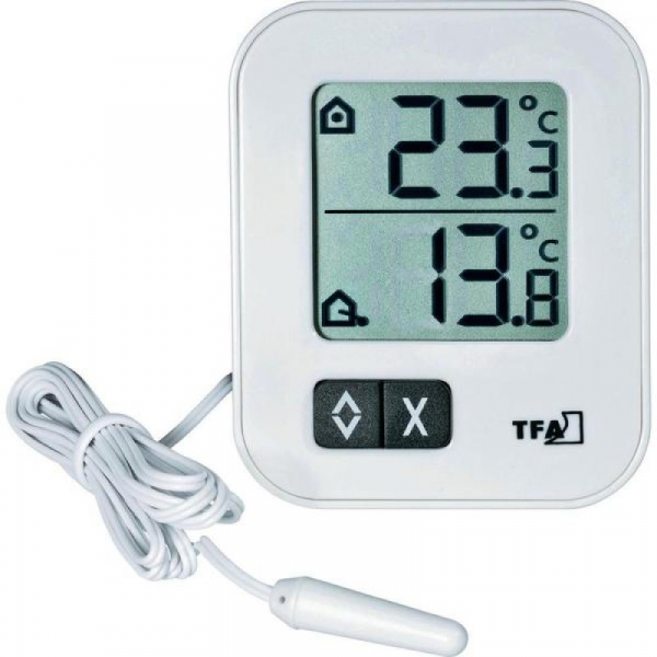 Купить Электронный термометр TFA 30.1043.02 EK белый