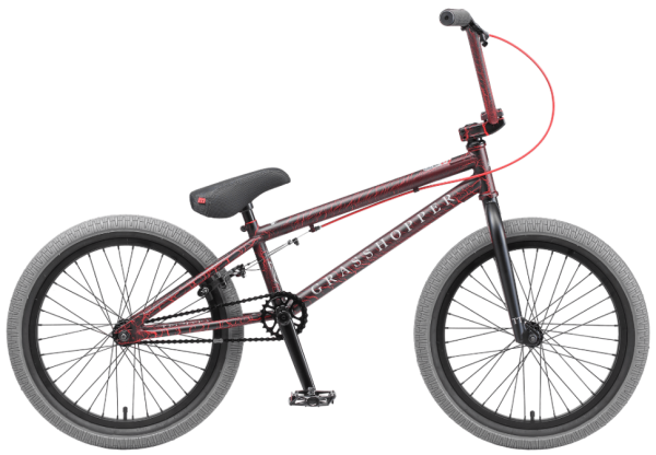 Купить Велосипед BMX Tech Team Grasshopper 20" (2021) красный-серый