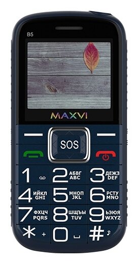 Мобильный телефон MAXVI B5 Blue