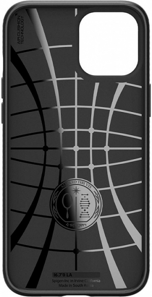 Купить Чехол Spigen Liquid Air (ACS01617) для iPhone 12 Pro Max (Matte Black)