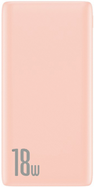 Купить Аккумулятор внешний BASEUS 10000mAh 18W PD+QC Quick Charge Portable Power Bank - Pink