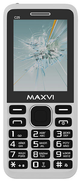 Купить Мобильный телефон Maxvi C25 white