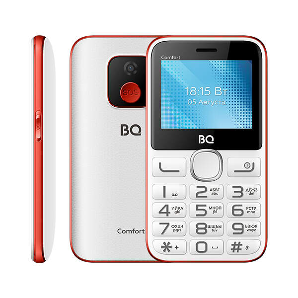 Купить BQ 2301 Comfort White+red