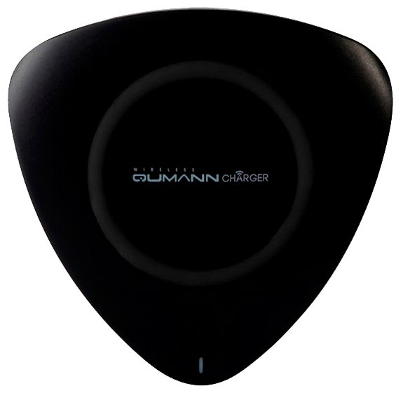Купить Беспроводное зарядное устройство Qumann QWC-01 Wireless Delta Qi Charger Black/Black ring 50510