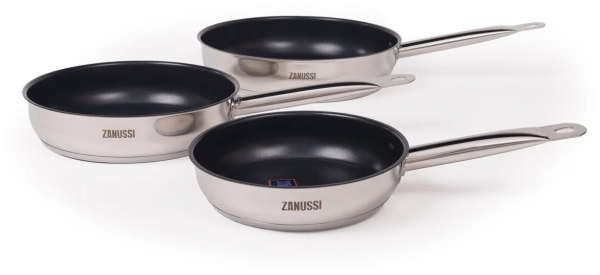 Купить Набор посуды Zanussi Ancona из нержавеющей стали, З предмета (ZCR01617AF)