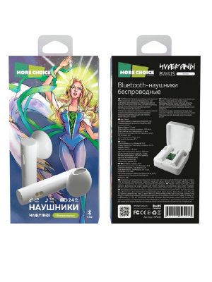 Купить Наушники More choice BW41S TWS White