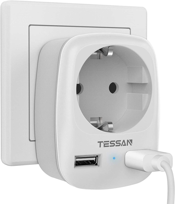 Купить Сетевой фильтр TESSAN TS-611-DE Grey