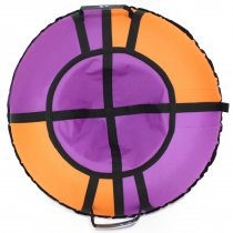 Купить Тюбинг Hubster Хайп фиолетовый-оранжевый 90 см