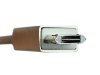 Купить Кабель Partner Steely USB 2.0 - microUSB 2,1A серебро металлические штекеры металлическая оплетка