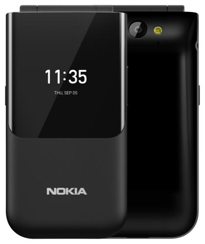 Мобильный телефон Телефон Nokia 2720 Flip Dual sim Black