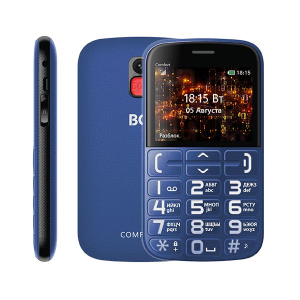 Купить Мобильный телефон BQ 2441 Comfort Blue+Black