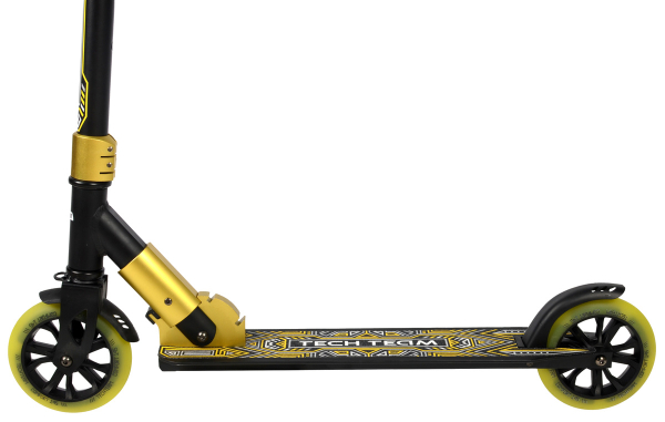 Купить Самокат TechTeam 145R Lux Comfort (2022) черный-желтый