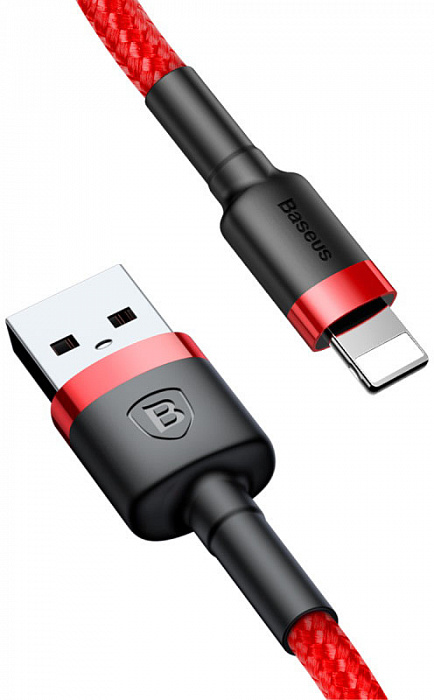 Купить Кабель Baseus cafule Cable USB For lightning 1.5A 2M Red+Red