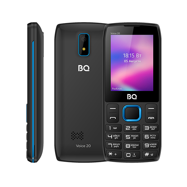 Купить Мобильный телефон BQ 2400L Voice 20 Black+Blue