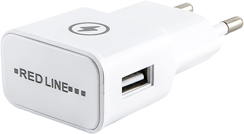 Купить Сетевое ЗУ СЗУ Red Line NT-1A 1USB 1A + кабель Micro USB White