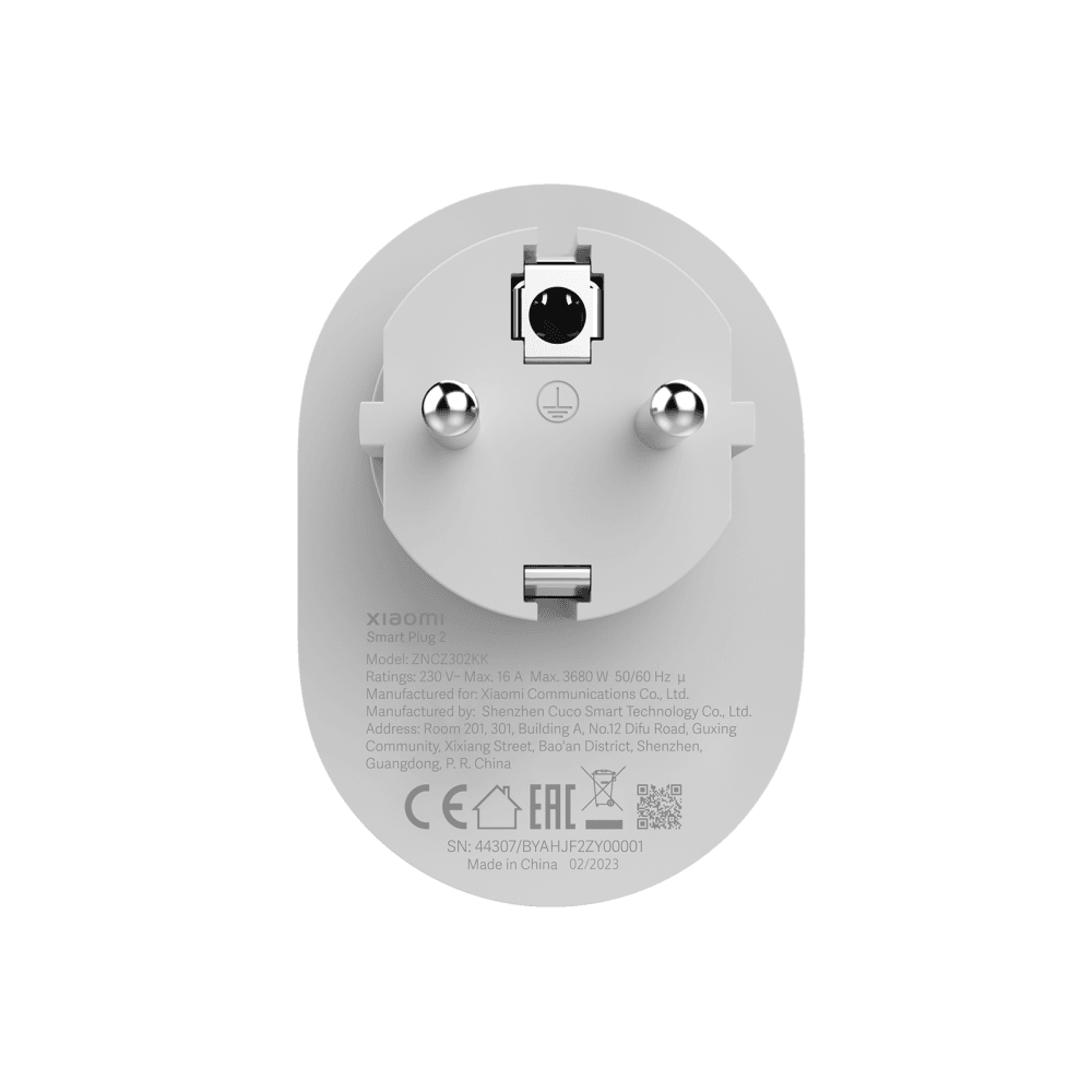 Купить Розетка умная Xiaomi Smart Plug 2 EU ZNCZ302KK (BHR6868EU)