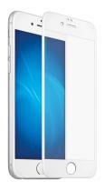 Купить Защитное стекло Закаленное стекло 3D с цветной рамкой (fullscreen) для iPhone 6/6S DF iColor-04 (white)