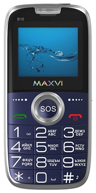 Купить Телефон Maxvi B10 blue