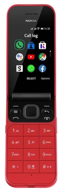 Купить Телефон Nokia 2720 Flip Dual sim Red
