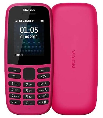 Купить Мобильный телефон Телефон Nokia 105 DS (2019) Pink