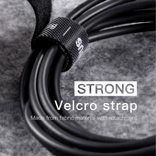 Купить Органайзер проводов Baseus Circle Velcro Straps 3m ACMGT-D01 (Black)