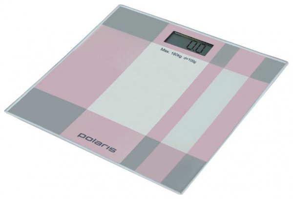 Купить Весы напольные Polaris PWS 1849DG серый/розовый
