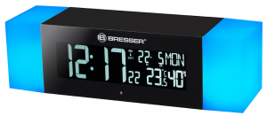 Купить Радио с будильником и термометром Bresser MyTime Sunrise Bluetooth, черное