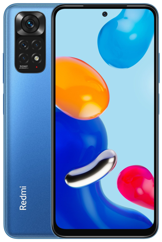 Купить Смартфон Xiaomi Redmi Note 11 NFC 4/128 ГБ RU Twilight Blue