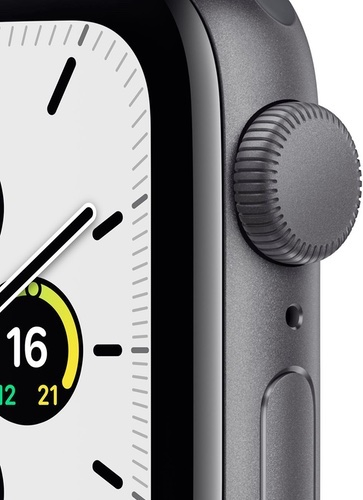 Купить Смарт-часы Apple Watch SE GPS 44mm Space Gray Aluminum Case with Midnight Sport Band (MKQ63RU/A)