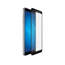 Купить Защитное стекло Закаленное стекло DF с цветной рамкой (fullscreen) для Samsung Galaxy A8 (2018) sColor-32 (black)