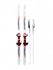 

Подростковые лыжи Hubster, СкайРэйс 140/105см, с палками